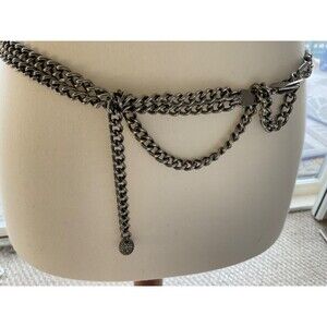 St John Chain Belt - Gunmetal - Size Med